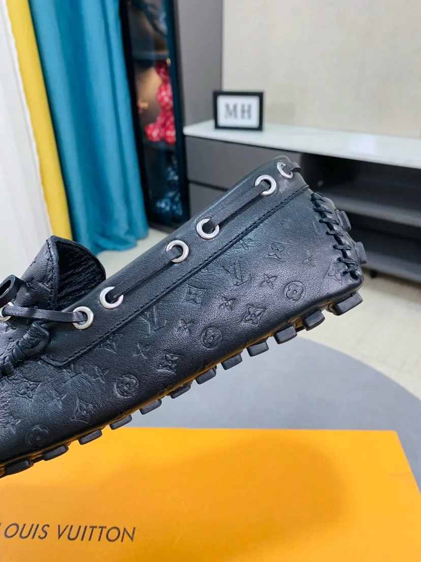 Men's men's shoes 💰458🌹🌹 Comes with full packaging [Louis Vuitton] LV Doudou shoe series, the leather materials used are all imported cowhide embossed 🐂The design is luxurious and elegant, perfectly interpreting the brand's luxury style 💪The upper is made of cowhide with imported genuine leather lining, it depends on the quality✅, code number: 38-44